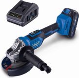 Scheppach Accuwinkelslijper BC-AG125-X, startpakket 2Ah, SET S, accuvoeding, ergonomisch ontwerp