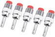 Bassin d'eau Automatique - Abreuvoirs à tétine pour porcs - Set de 5 - Acier inoxydable - Durable - Couleur cuivre