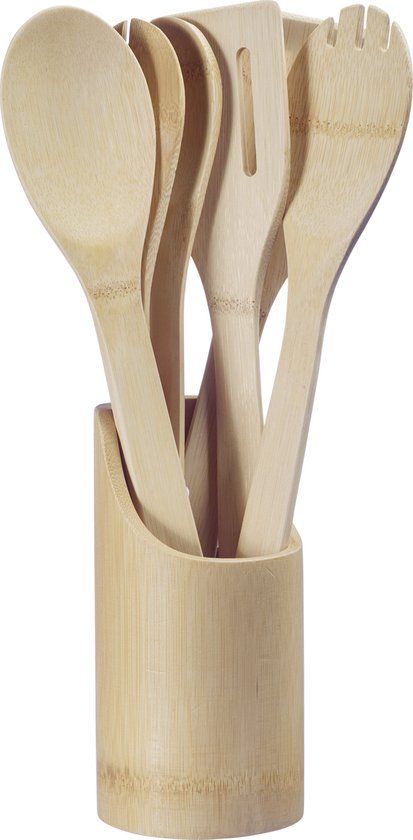 Westmark Keukengerei Set – Bamboe, 6 stuks