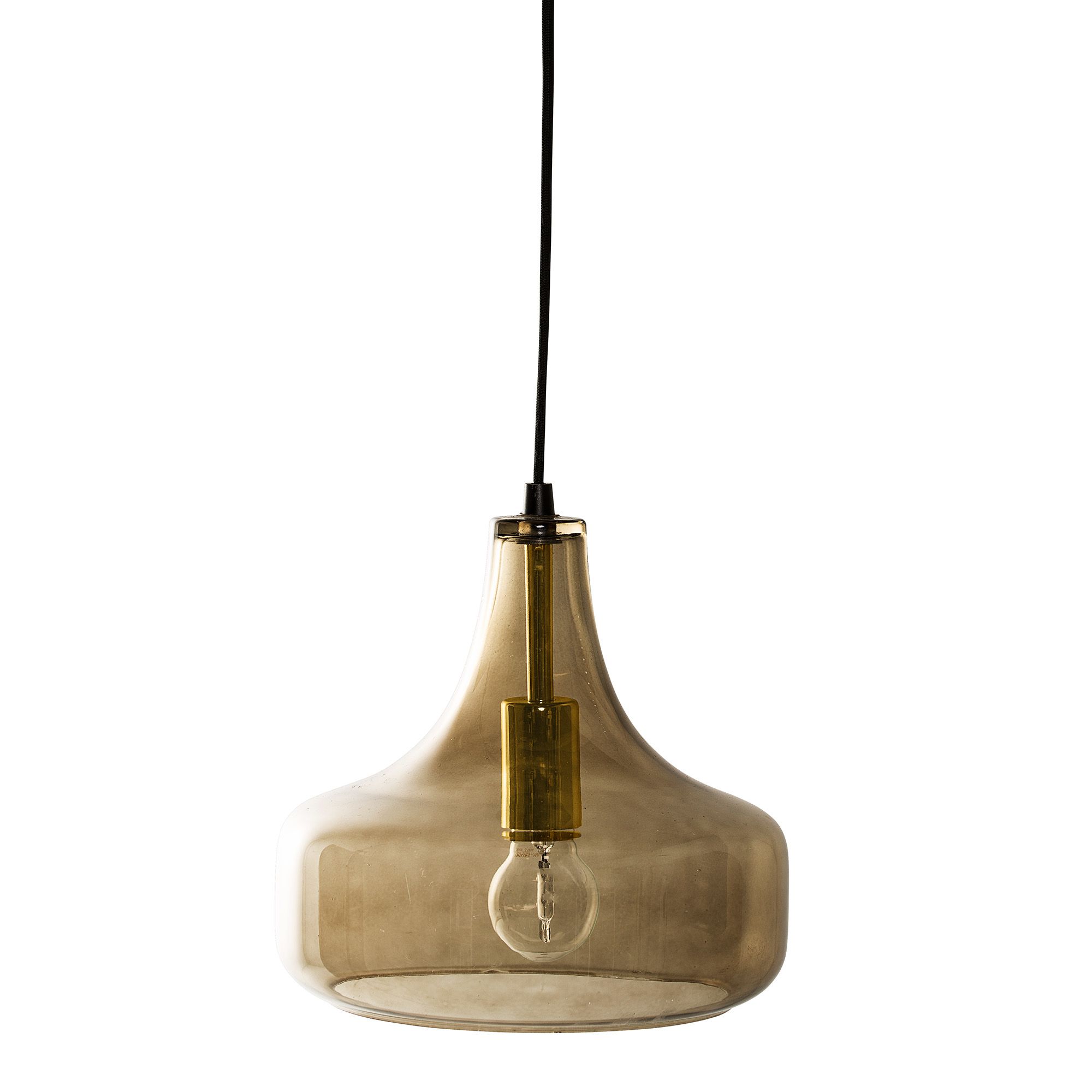 Bloomingville Yuser Round Ceiling Light - Brown - E27