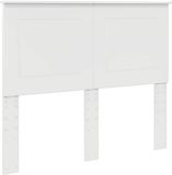 vidaXL Hoofdbord Glanzend Wit 100 cm Hout