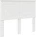 vidaXL Hoofdbord Glanzend Wit 100 cm Hout