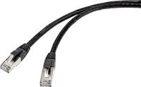 Renkforce RF-4538212 RJ45 Netwerkkabel, patchkabel CAT 6A S/FTP 40.00 m Zwart