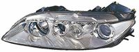 TarosTrade 37-0250-L-19634 koplamp elektrisch met motor met mistlampen chroom tot 04.2005 links