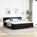 Maison Exclusive - Boxspring avec matelas et tête de lit, noir, 180 x 200 cm, velours