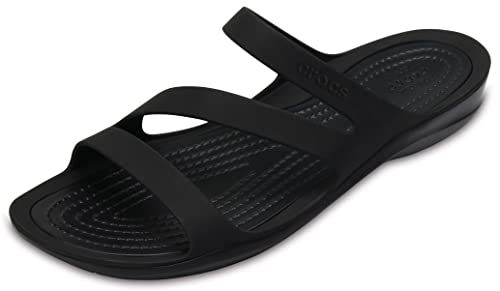 Crocs Swiftwater Damessandalen, zwart.