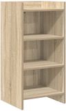 vidaXL Dressoir Sonoma Eiken 40 x 36 x 80 cm Bewerkt hout