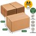 Packadi Papstar 25 x Kartonnen Dozen Bruin formaat A4 31 x 22 x 20 cm – Amerikaanse vouwdoos / verzenddoos / postdoos – sterk golfkarton – 100% recyclebaar