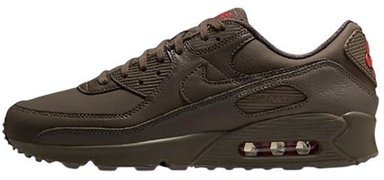 Nike Air Max 90 Essential+ Men's Sneakers - Cave Stone/Adobe/Cave Stone - Size 42