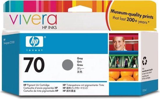 HP 70 Grijs Inktcartridge - 130 ml - C9450A