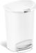Holland Connections Poubelle à pédale 50 litres - Poubelle de cuisine en demi-lune en plastique