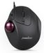 Merkloos Logitech Trackball muis met kabel - Ergonomisch - 400/1000 DPI - Zwart - 1,8 m