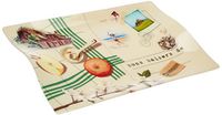 Alpac 380094 dienblad, motief Normandie briefkaart, acryl, 41 x 29 x 3 cm