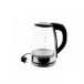 Almina Bouilloire électrique 1,8 litre Bouilloire en verre avec indicateur de niveau d'eau avec éclairage LED Noir
