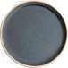 Olympia Canvas platte ronde borden blauw graniet 25cm (6 stuks)