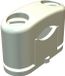 OBO Bettermann SOM-schelp 22-34mm polystyreen lichtgrijs RAL 7035