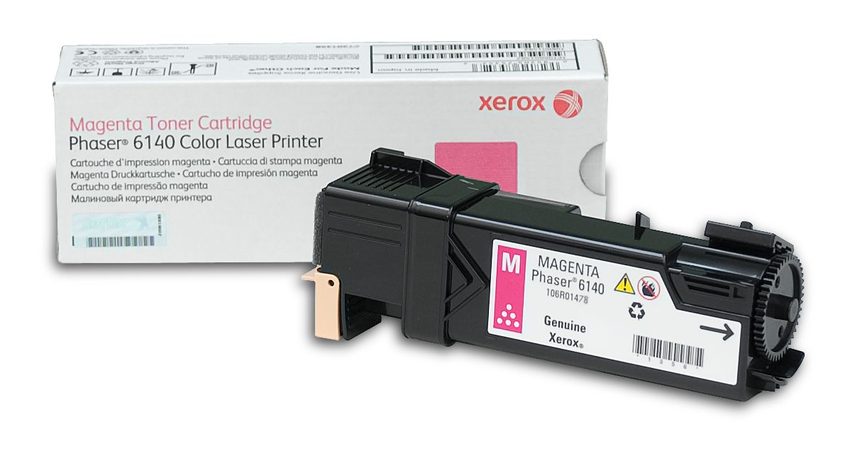 Xerox Phaser 6140 Magenta Toner Cartridge (106R01478) - 2,000 Pages