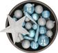 Decoris Kerstballen Set - 34-delig - Lichtblauw - Kunststof - Inclusief Piek