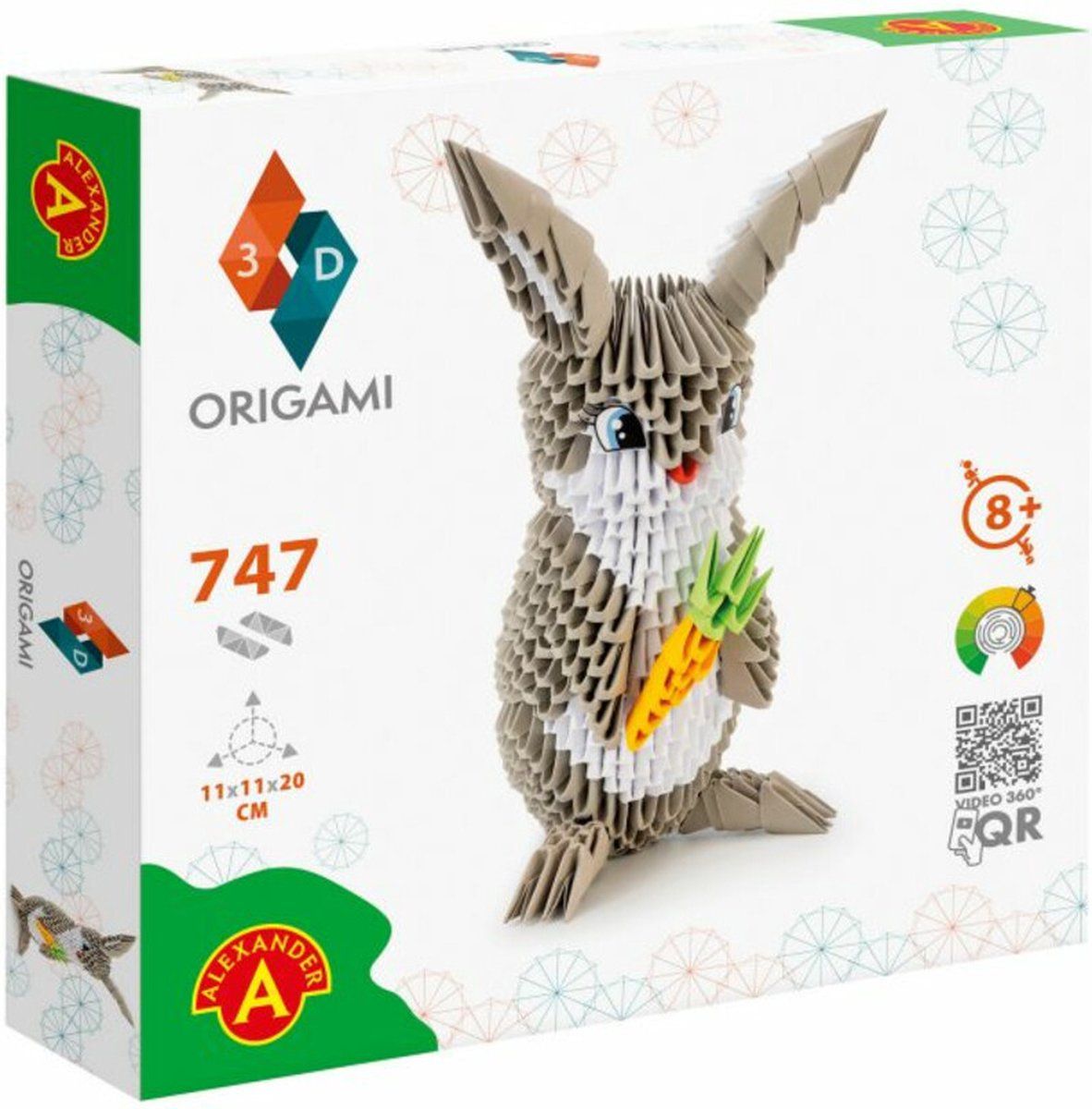 Alexander Toys Origami 3D - Konijn - Kunststof