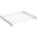 Gedotec SMART Porte-pantalons coulissant Blanc Acier 460mm Profondeur, Inclut rail coulissant - 600mm largeur de meuble