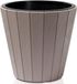 Prosperplast Plantenpot/bloempot Wood Style - Beige - D49 x H45 cm