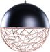 Beliani PADMA Hanglamp - Zwart - Ovaal - Staal - E27