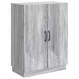 vidaXL Dressoir Grijs sonoma 66 x 34,5 x 87 cm Bewerkt hout
