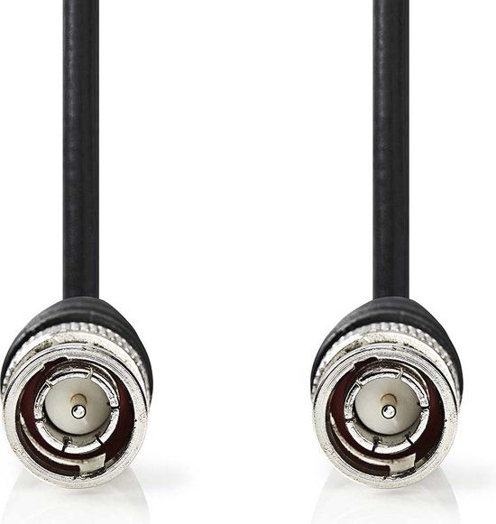 Nedis BNC-Videokabel - BNC Male - BNC Male - 5m - Zwart