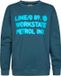 Petrol Industries Jongens Sweater met print Millbrook - Blauw - Maat 152