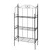 Esschert Design Support de plantes noir acier 109,6 x 55,5 x 25,5 cm