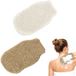HORCONDORM S.R.L. Set van 6 peelinghandschoenen, Jute × 3, katoen-linnen blanc × 3