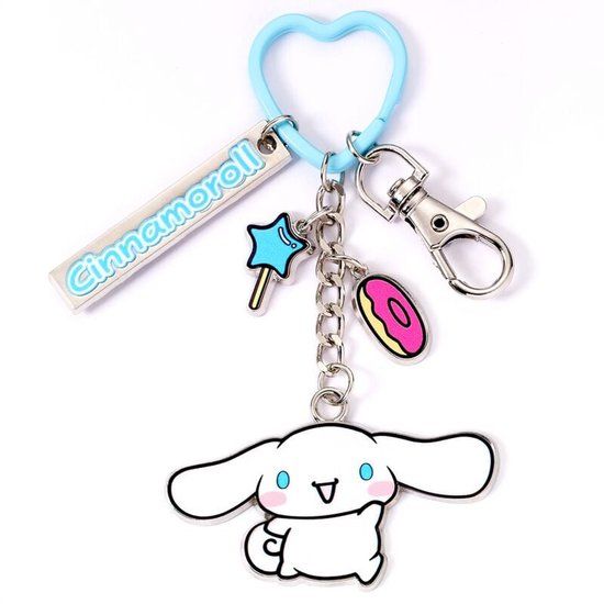 Hello Kitty The Carat Shop - Hello Kitty Cinnamoroll Unisex Sleutelhanger - meerkleurig