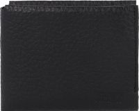 Jost Stockholm Portemonnee Leer 10 cm - Mannen - Horizontaal - Zwart