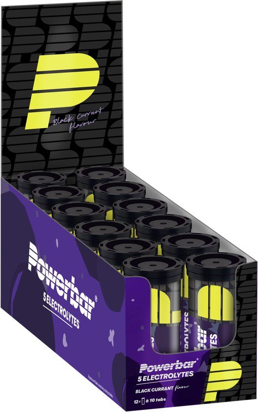 Powerbar Electrolyte Tabletten - Black Currant - 12 x 10 tabs