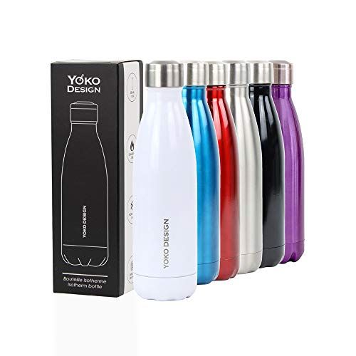 YOKO DESIGN thermosfles, dubbelwandig, roestvrij staal