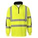 Portwest B308 Xenon Rugby Hemd Lange Mouw Reflecterend Spoorweg Polykatoen | Geel, 4XL, EN ISO 20471 Klasse 3, Normale Pasvorm, 65% Polyester, Hoge Zichtbaarheid, Geribde Manchetten, Slijtvast