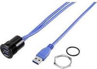TRU COMPONENTS USB-22-BK USB A inbouwbus 3.0