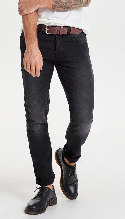 ONLY & SONS Loom 7452 Jeans - Zwart - Maat W32/L30 - Mannen
