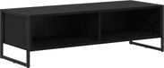 vidaXL TV-meubel 100 x 36,5 x 30,5 cm zwart eiken bewerkt hout