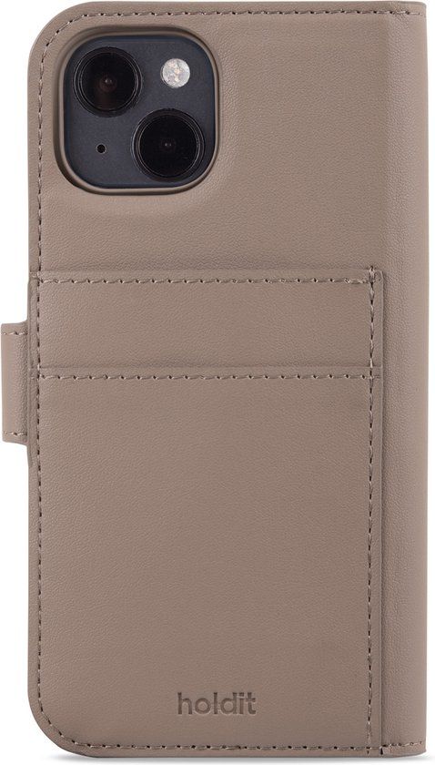 Holdit Wallet Case Magnet Plus geschikt voor Apple iPhone 15 - Mocha Brown