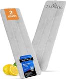 ALANBERG XL Vloermop 40 cm - Grijs - Microfiber - Inclusief 2 Microvezelpads