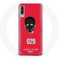 Maniacase Hoesjes voor Samsung Galaxy A70 Inktvis Spel Hwang Jun Ho Nummer 029