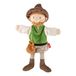 sigikid 43347 Handspeelpop, groen/rover, eenheidsmaat