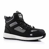 Buckbootz Tradez BAZBK S1P Composiet Neus Zwart Leer Heren Werkschoenen Maat 42