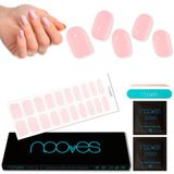 Nooves NAIL GEL SHEETS pale rose premium luxe solid #rosa 20 u