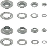 Merkloos / Sans marque Ogen met ringen - Zelfborend - Materiaal verstevigen - Industriële kwaliteit - Vanaf 10 mm - Roestvrij staal