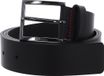 HUGO Leren Riem Geek Sz35 Leather Belt W115 Dark Brown Donkerbruin
