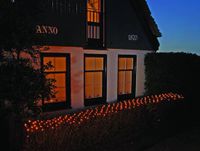 CBD Anna's Collection Kerstverlichting lichtnet - 240 led lampjes - warm wit - 80 x 500 cm - heg lampjes