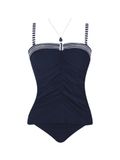 Sunflair Dames tankini set Basic donkerblauw gestreept