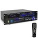 6-kanaals Pyle PT6060CHAE 6-kanaals Bluetooth Stereo Power Amplifier 2000W Rackmontage met Radio, USB/AUX/RCA/Micro, Optisch/Coaxiaal, AC-3, DVD-ingang, Dual 10-bands EQ
